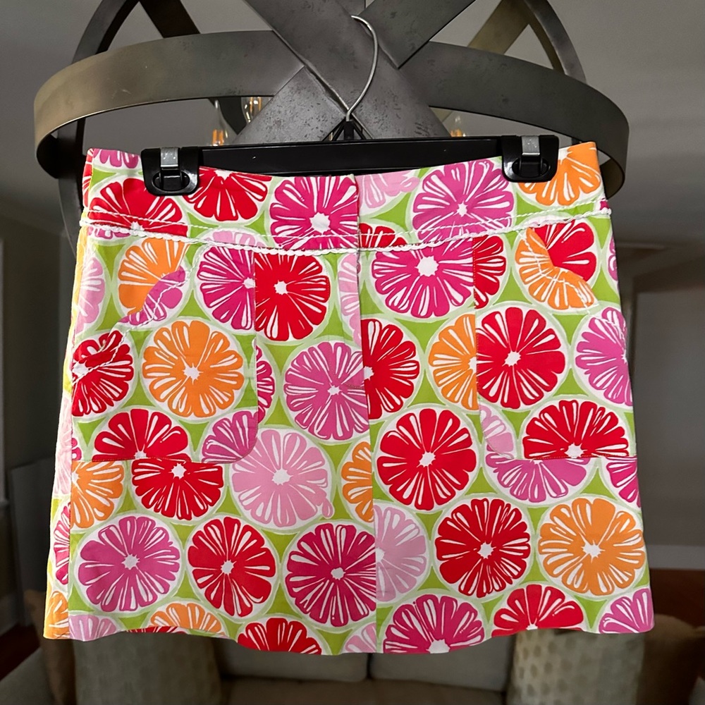 Multi Colored Lilly Pulitzer Skirt w/ Shorts
